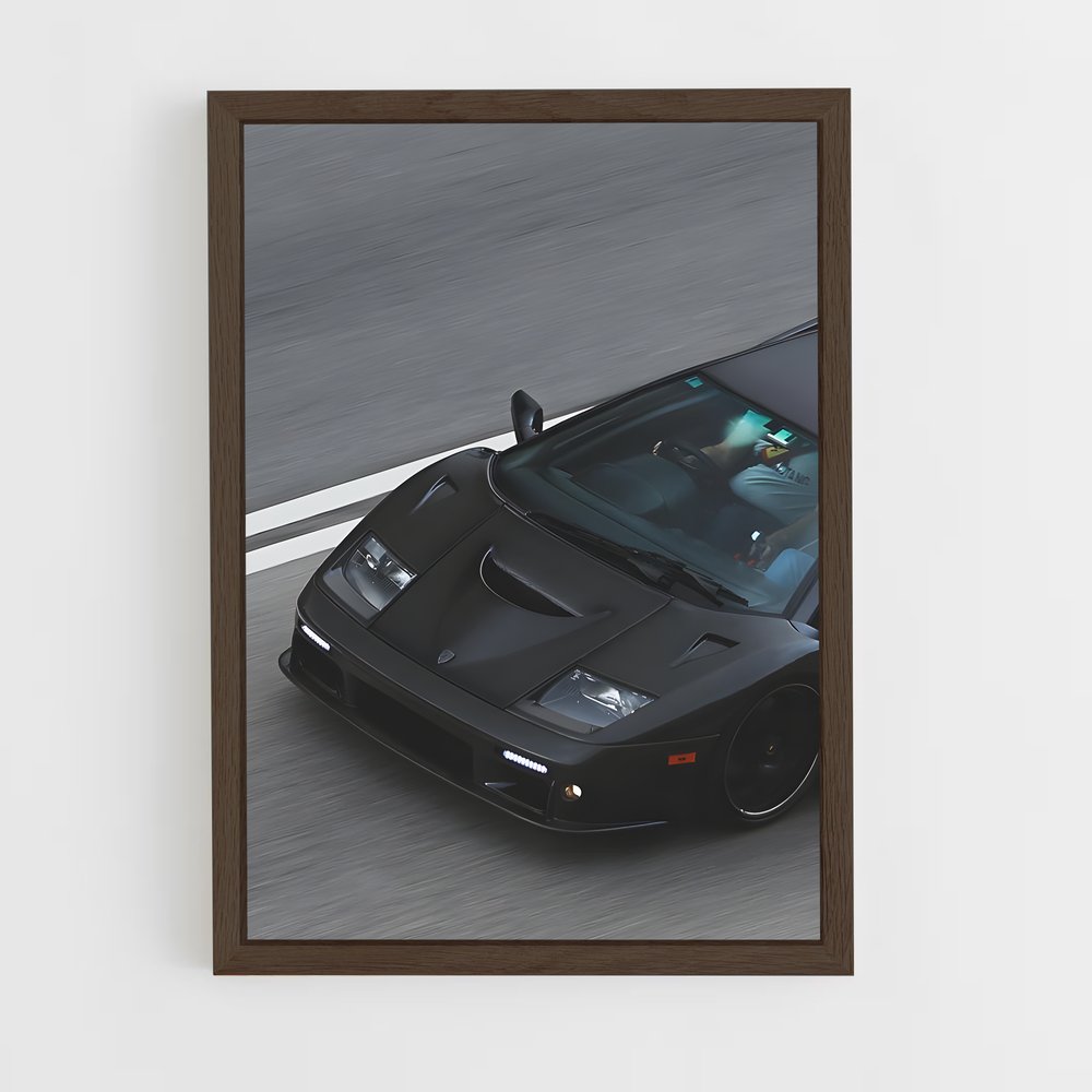 Poster L'Agonie du Noir – affiche Lamborghini (vue 5)